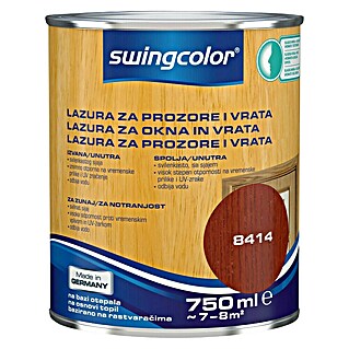 swingcolor Lazura za okna in vrata (Mahagoni, 750 ml)