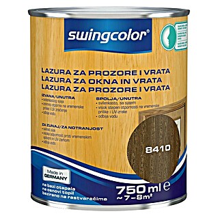 swingcolor Lazura za okna in vrata (Rjava, 750 ml)