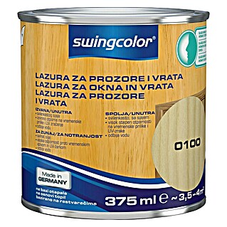 swingcolor Lazura za okna in vrata (Brezbarvna, 375 ml)