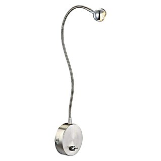 Globo Serpent Zidna LED svjetiljka (3 W, Mat nikal, Topla bijela)