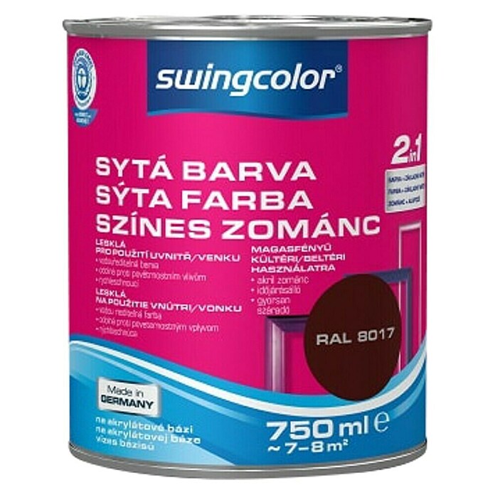 swingcolor Pisani lak  (Čokoladno rjava, 750 ml, Visoki sijaj) | 5961 - Acryl Hochglanzlacke farbig | HADL - Lacke | HAD - Farben | HA - Farben | H - Innendeko/Farben | BAUHAUS