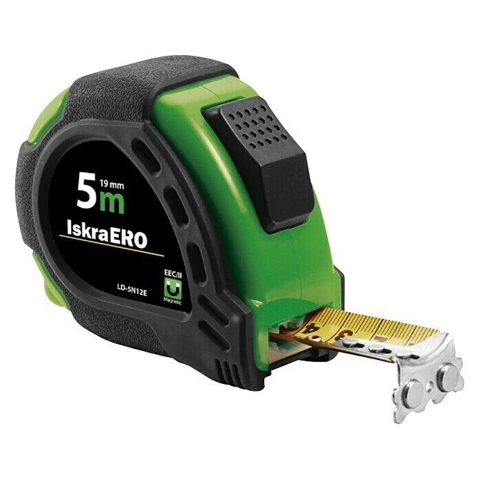 Iskra ERO Merilni trak v roli LD-5N12E  (5 m, 19 mm) | 1942 - Maßbänder/Maßstäbe | BADM - Meßwerkzeuge | BAD - Handwerkzeuge | BA - Handwerkzeuge | B - Werkz/Masch/Maschzubeh/Auto | BAUHAUS