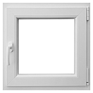 PVC prozor s kvakom (Š x V: 60 x 60 cm, DIN desno, Bijele boje)