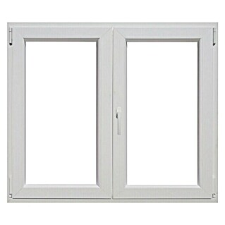 Dvostruki prozor s kvakom (Š x V: 140 x 120 cm, DIN desno, Bijele boje)