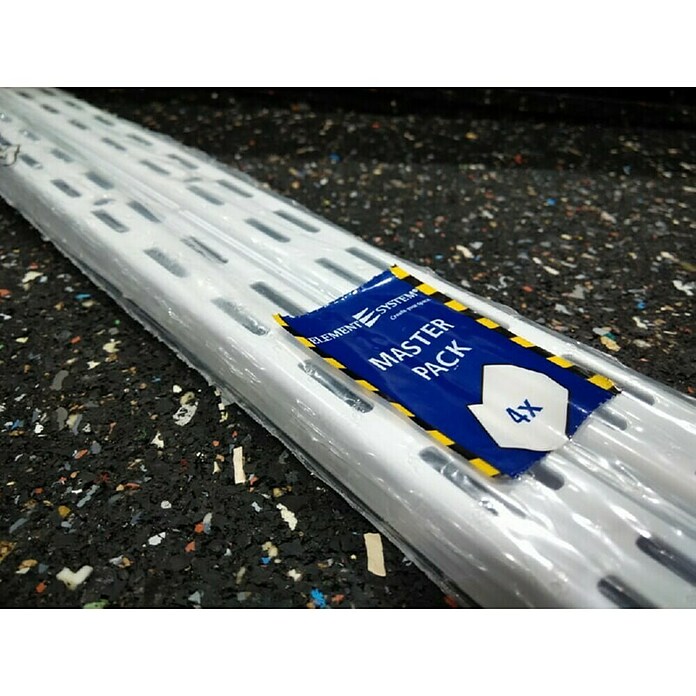WANDSCHIENE/EL32/MASTERP. 4ST/95CM/WEISS
