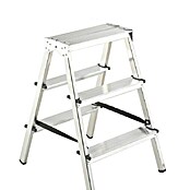 Alpos Alu A-lestev  (Število prečk: 6 kos, Delovna višina: 2,2 m, Nosilnost: 150 kg, Aluminij) | 1280 - Haushaltsleitern Metall | AAGA - Haushaltsleitern | AAG - Leitern und Gerüste | AA - Eisenwaren | A - Eisenwaren | BAUHAUS