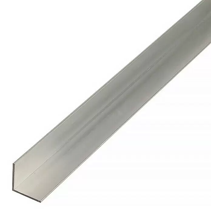 Stabilit Winkelprofil - 2.000 x 50 x 50 mm, Stärke: 3 mm, Silber - Detailaufnahme