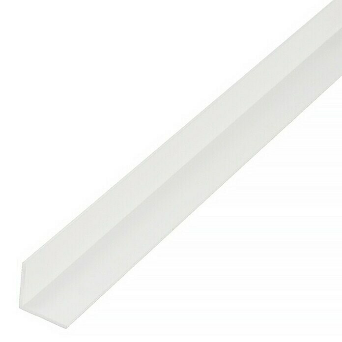 Stabilit Perfil angular (L x An x Al: 1.000 x 30 x 30 mm, Espesor: 2 mm, PVC, Blanco)