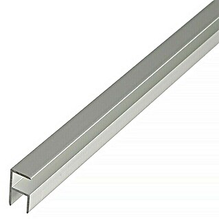 Kantoflex Perfil angular (L x An x Al: 1.000 x 5,9 x 20 mm, Espesor: 1,5 mm, Aluminio, Plateado)