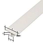 Stabilit H-Profil (L x B x H: 1.000 x 25 x 4 mm, Stärke: 1 mm, PVC, Weiß)