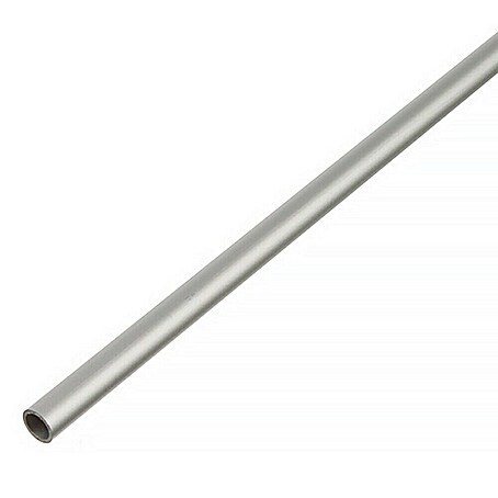 Stabilit Rundrohr (Ø x L: 20 x 2 000 mm, Stahlgrau, Eloxiert)