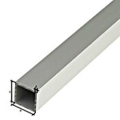 Stabilit Tubo de forma cuadrada (L x An x Al: 1.000 x 50 x 50 mm, Aluminio, Acero gris)