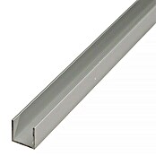 Stabilit U-Profil (L x B x H: 1.000 x 25 x 25 mm, Stärke: 1,5 mm, Aluminium, Eloxiert)