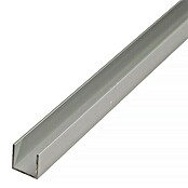Stabilit U-Profil (L x B x H: 2.000 x 20 x 8 mm, Stärke: 2 mm, Aluminium, Eloxiert)