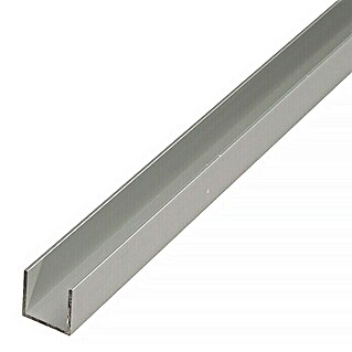 Stabilit U-Profil (L x B x H: 2 000 x 20 x 10 mm, Aluminium, Eloxiert)