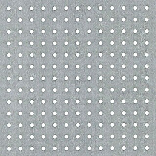 Alberts Okrugla perforirana ploča (1.000 x 120 mm, Debljina: 1,5 mm, Aluminij)