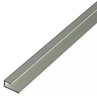 Kantoflex Perfil angular (L x An x Al: 1.000 x 6 x 9 mm, Espesor: 1,5 mm, Aluminio, Plateado)