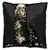 Kissen (Schwarz/Gold, 35 x 35 cm, 100 % Polyester)