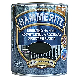 Hammerite Lak u boji (Crne boje, 750 ml, Sjaj)