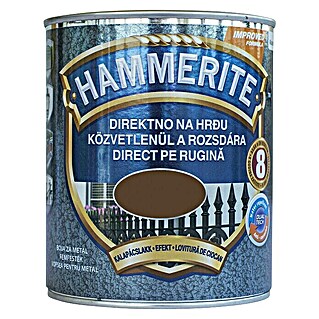 Hammerite Lak u boji (Smeđe boje, 750 ml, Sjaj)