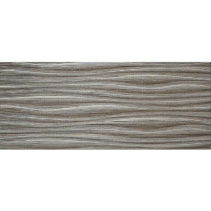 La Platera Zidna pločica (25 x 60 cm, Siva, Valovito)