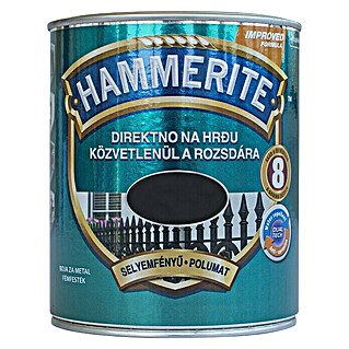 Hammerite Lak u boji (Crne boje, 750 ml)