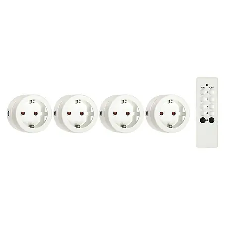 Voltomat  Set de enchufes inalámbricos 4 unidades