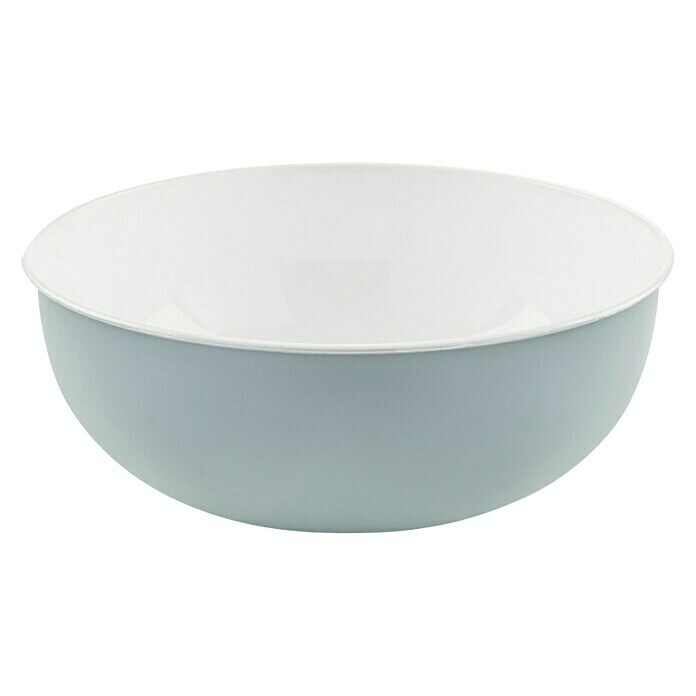 Cipì Nasadni okrugli umivaonik (Promjer: 39 cm, Metal, Plava boja neba / bijela)