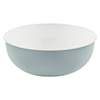 Cipì Nasadni okrugli umivaonik (Promjer: 39 cm, bez izljeva, Plavo - bijela boja)