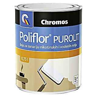 Chromos Boja za prekrivanje mrlja na zidovima Chromos Poliflor (Bijele boje, 750 ml)
