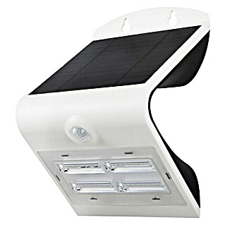 Solarna vanjska zidna LED svjetiljka (3,5 W, Bijele boje, Senzor pokreta)