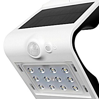 Solarna vanjska zidna LED svjetiljka (1,5 W, Bijele boje, Senzor pokreta)