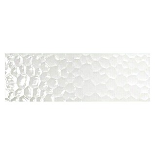 Zidna pločica Unik Bubbles (90 x 30 cm, Bijele boje, Sjaj)