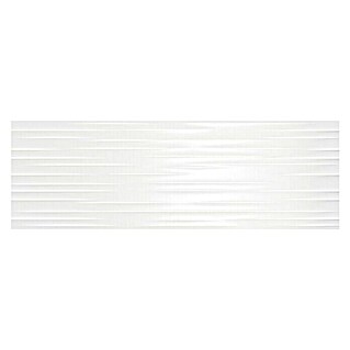 Zidna pločica Unik Frost (90 x 30 cm, Bijele boje, Sjaj)