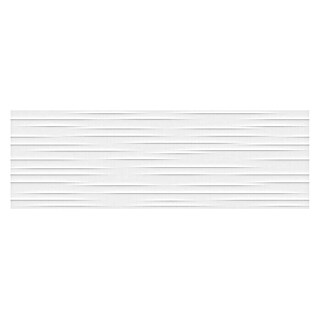 Zidna pločica Unik Frost (90 x 30 cm, Bijele boje, Mat)