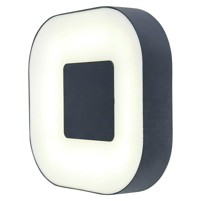 Lutec Aplique exterior LED Ublo Cuadrado (1 luz, 7,5 W, Blanco cálido)
