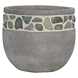 Tegla za cvijeće Cement (Vanjska dimenzija (ø x V): 37 x 37 cm, Beton, Svijetlosive boje)