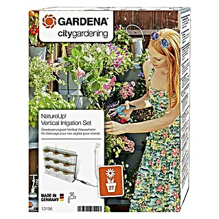 Gardena Bewässerungs-Set NatureUp! Vertikal Wasserhahn (Passend für: Bewässerung von bis zu 27 Pflanzen)