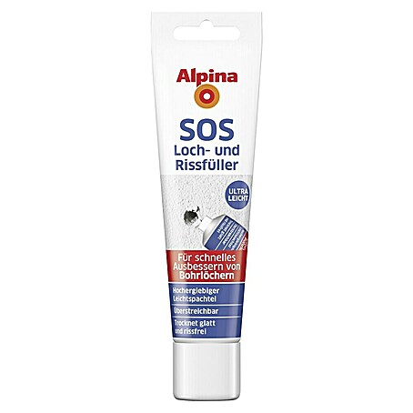 Alpina Fertigspachtel SOS Loch- und Rissfüller (Weiß, 100 ml)