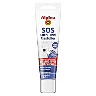 Alpina Fertigspachtel SOS Loch- und Rissfüller (Weiß, 100 ml, Gebrauchsfertig)