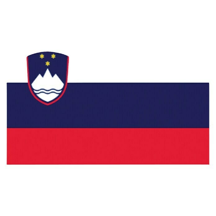 Zastava Slovenija  (30 x 20 cm, Poliester) | 1552 - Flaggen u Kennzeichen | ABIN - Komfort, Accessoires, Kennzeichen | ABI - Nautic | AB - Nautic | A - Eisenwaren | BAUHAUS
