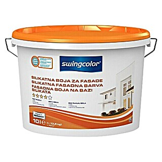 swingcolor Boja za fasadu na bazi silikata (Bijele boje, 10 l)