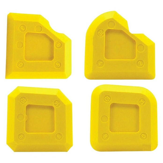 Set gum za fuge  (4 -del., Rumena) | 1967 - Fliesenwerkzeuge | BADO - Fliesenlegerwerkzeug | BAD - Handwerkzeuge | BA - Handwerkzeuge | B - Werkz/Masch/Maschzubeh/Auto | BAUHAUS