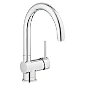 Camargue Grifo de cocina (Baja presión, Caño alto, Cromo, Brillante)