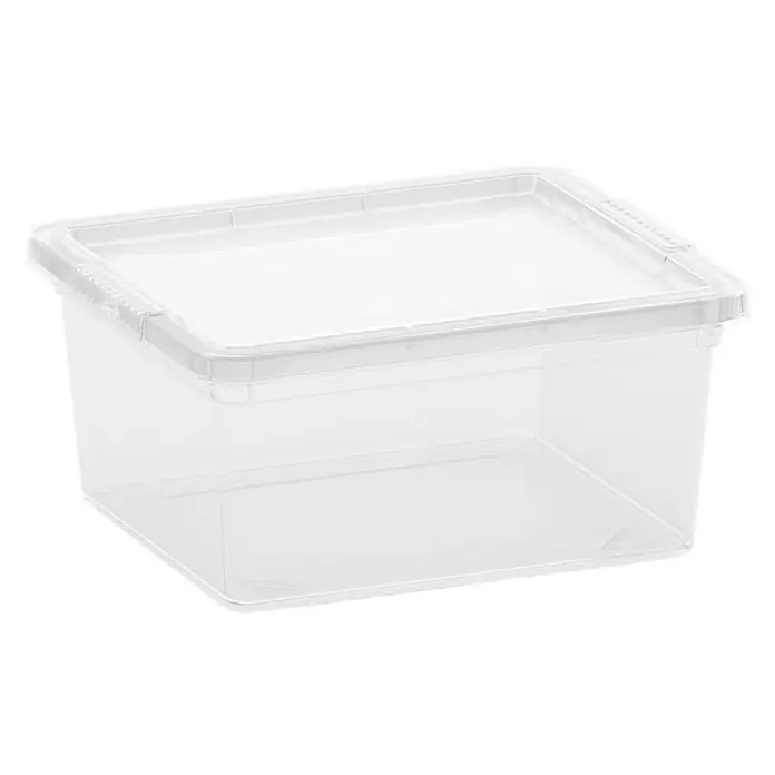 KIS Aufbewahrungsbox C-Box XXS+ - 16,5 x 19,5 x 9,5 cm, 2 l, Transparent - Durchsichtige Kunststoffbox mit Deckel, ideal zur Aufbewahrung verschiedener Gegenstände im Haushalt oder Büro. Praktisch und vielseitig.
