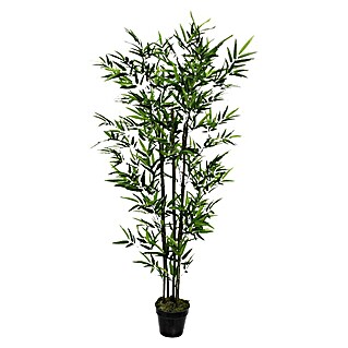 Umjetna biljka Bambus (Ø x V: 90 x 155 cm, Zelene boje, Plastika)