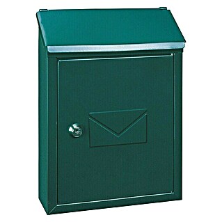 Rottner Prolazni poštanski sandučić Udine (D x Š x V: 7 x 21,5 x 30 cm, Zelene boje, Čelik)