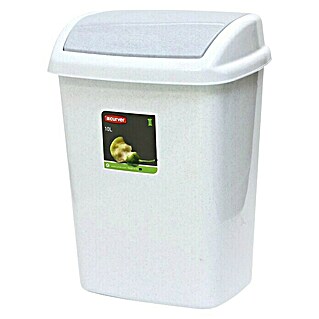 Curver Standardna kanta za smeće Dominik (10 l, Plastika, Bijele boje)