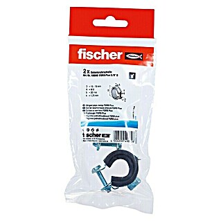 Fischer Rohrschelle FGRS Plus (⅜″, Spannbereich: 20 mm - 24 mm, Stahl, 2 Stk.)