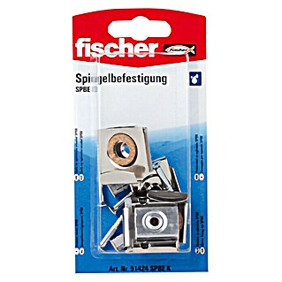 Fischer Befestigungs-Set SPBE  (Länge Schraube: 45 mm, Stahl, 4 Stk.)